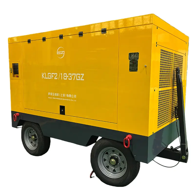 375 CFM Преносим въздушен компресор